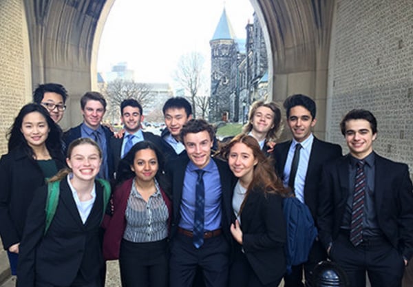 LCS’s debate team visits the University of Toronto for a Model UN event