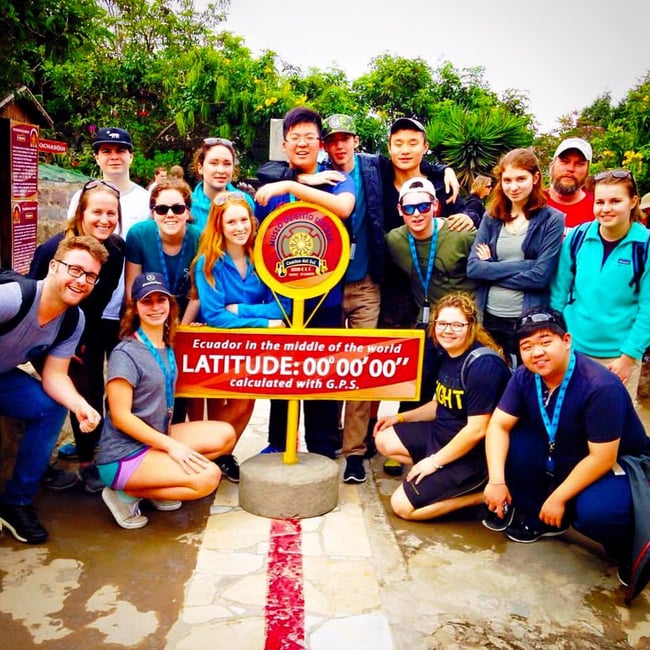 LCS students participate in a community service project in Ecuador 