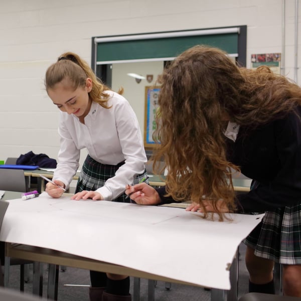 Students learn to work together in teams during their studies